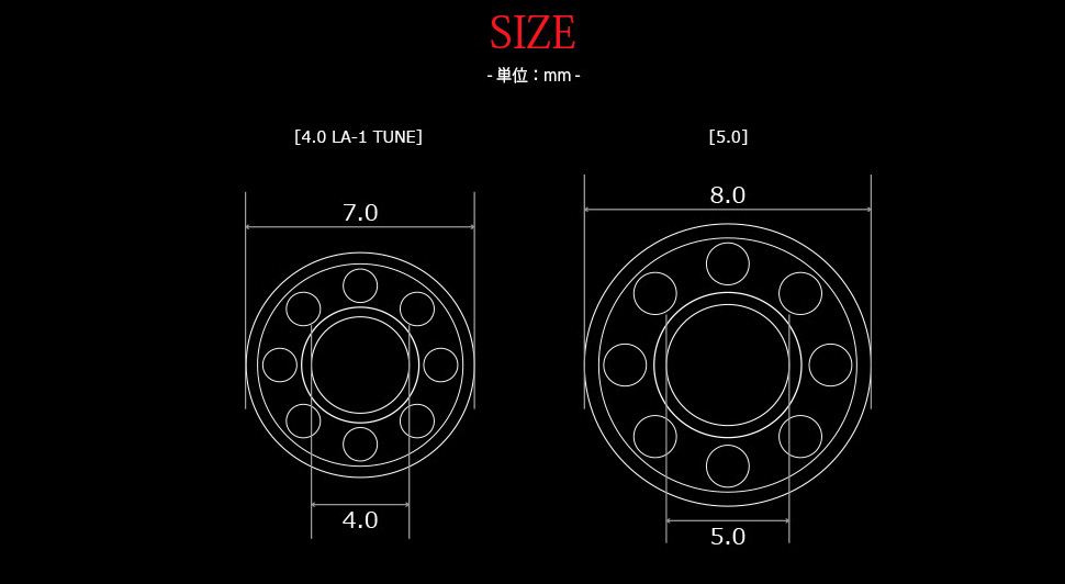 リブレ/LIVRE】 カスタムハンドルノブ用ベアリング 2個入り (NSK