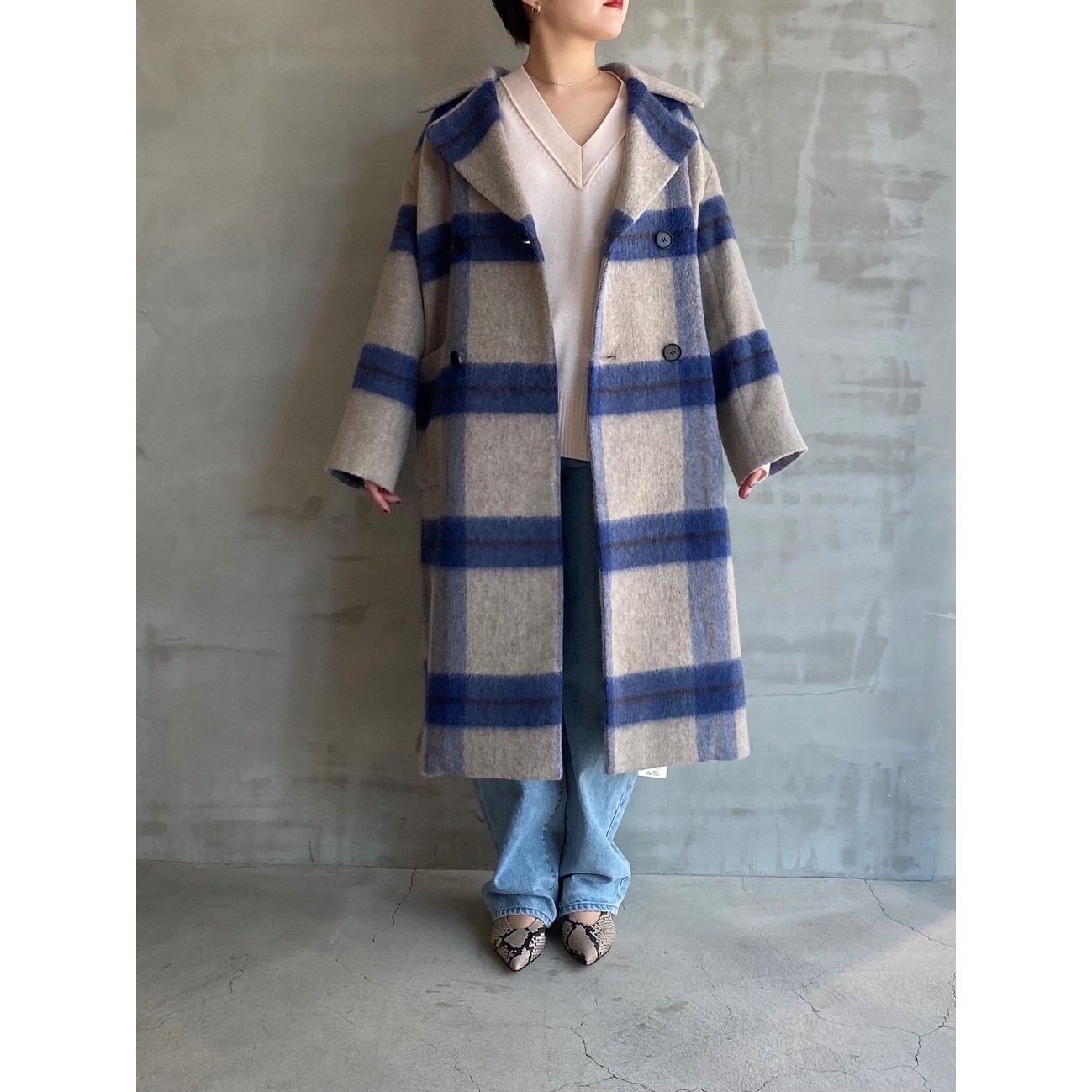 MANTECO SHAGGY CHECK CT｜HELIOPOLE｜HÉLIOPÔLE（エリオポール）公式