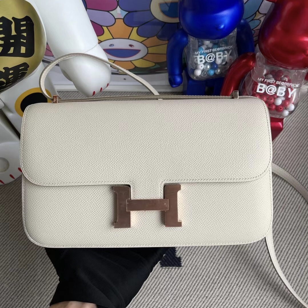 エルメス コンスタンス エラン クレ ヴォーエプソン ローズゴールド