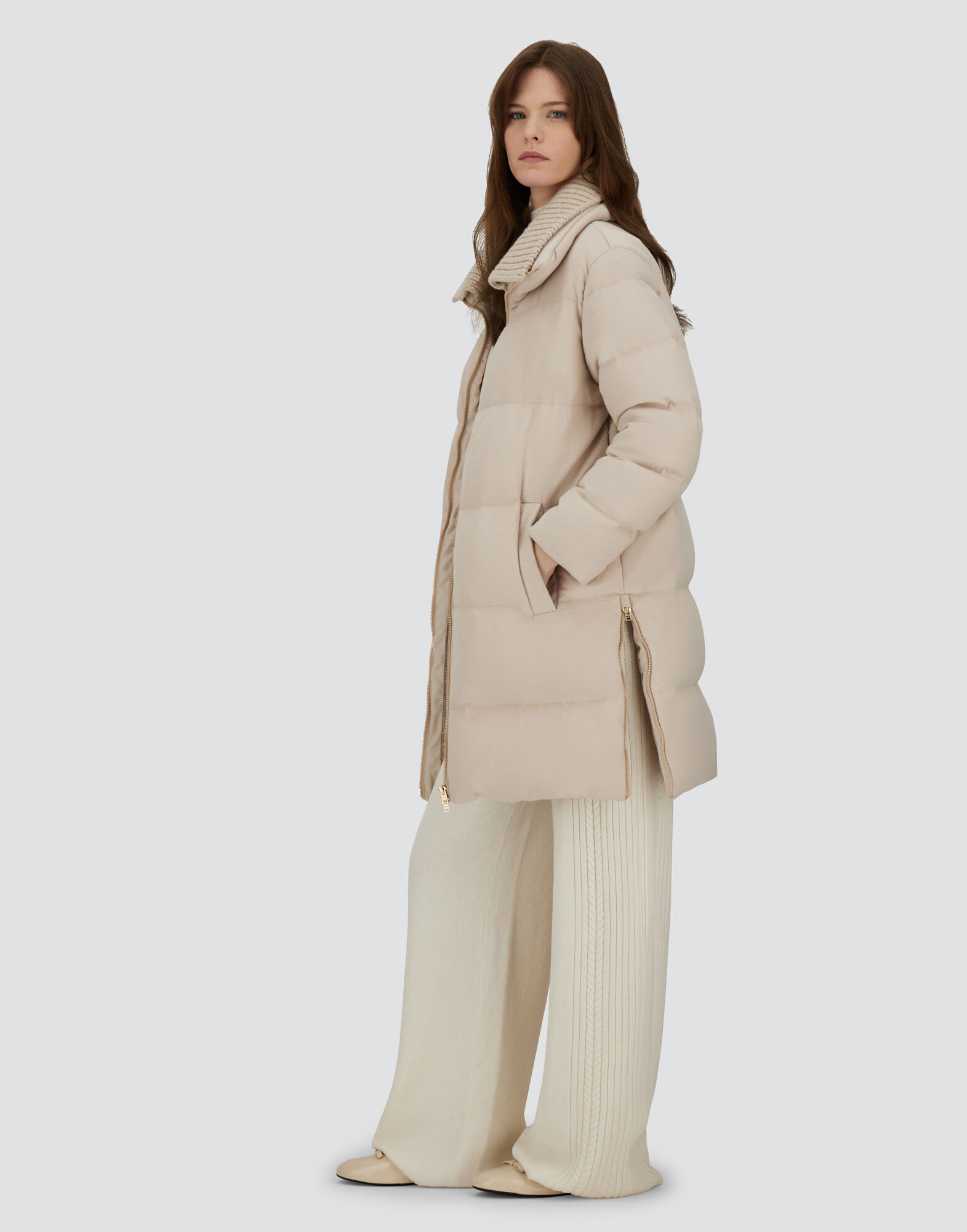 レディース シルクカシミア コート シャンティイ | Herno® (ヘルノ)