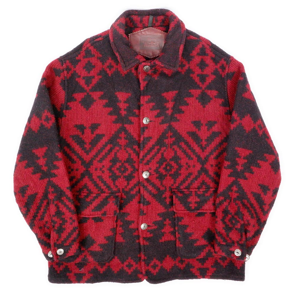 90's WOOLRICH ネイティブ柄 ウールジャケット 