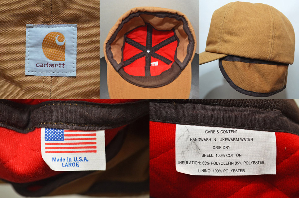 90's CARHARTT 耳当て付きダックCAP 