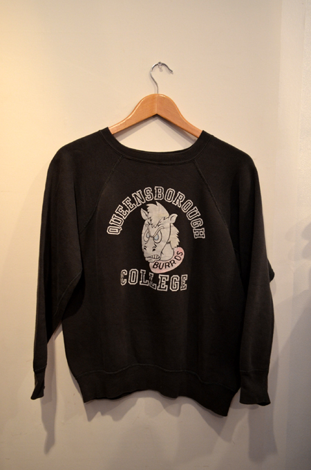 50's カラーフロッキー VINTAGEスウェット BLK｜VINTAGE