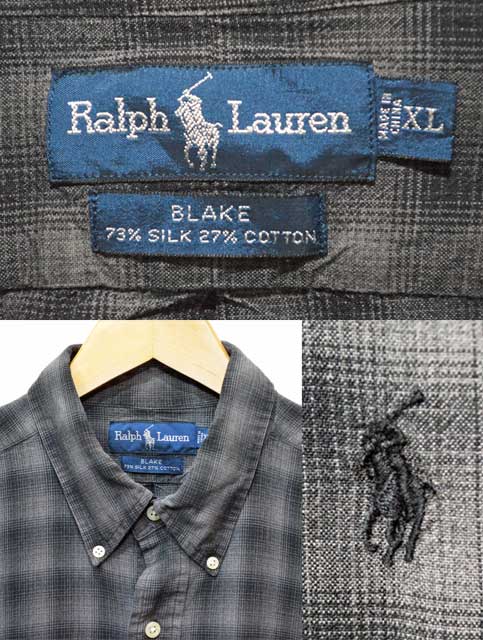 Polo Ralph Lauren オンブレチェック柄 ボタンダウンシャツ “BLAKE