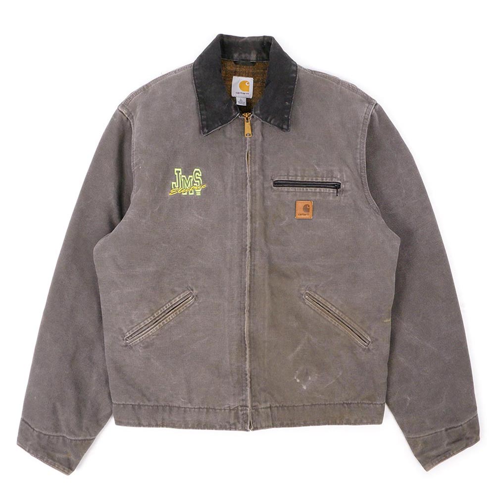00's Carhartt デトロイトジャケット “企業ロゴ刺繍”mot01192303007037