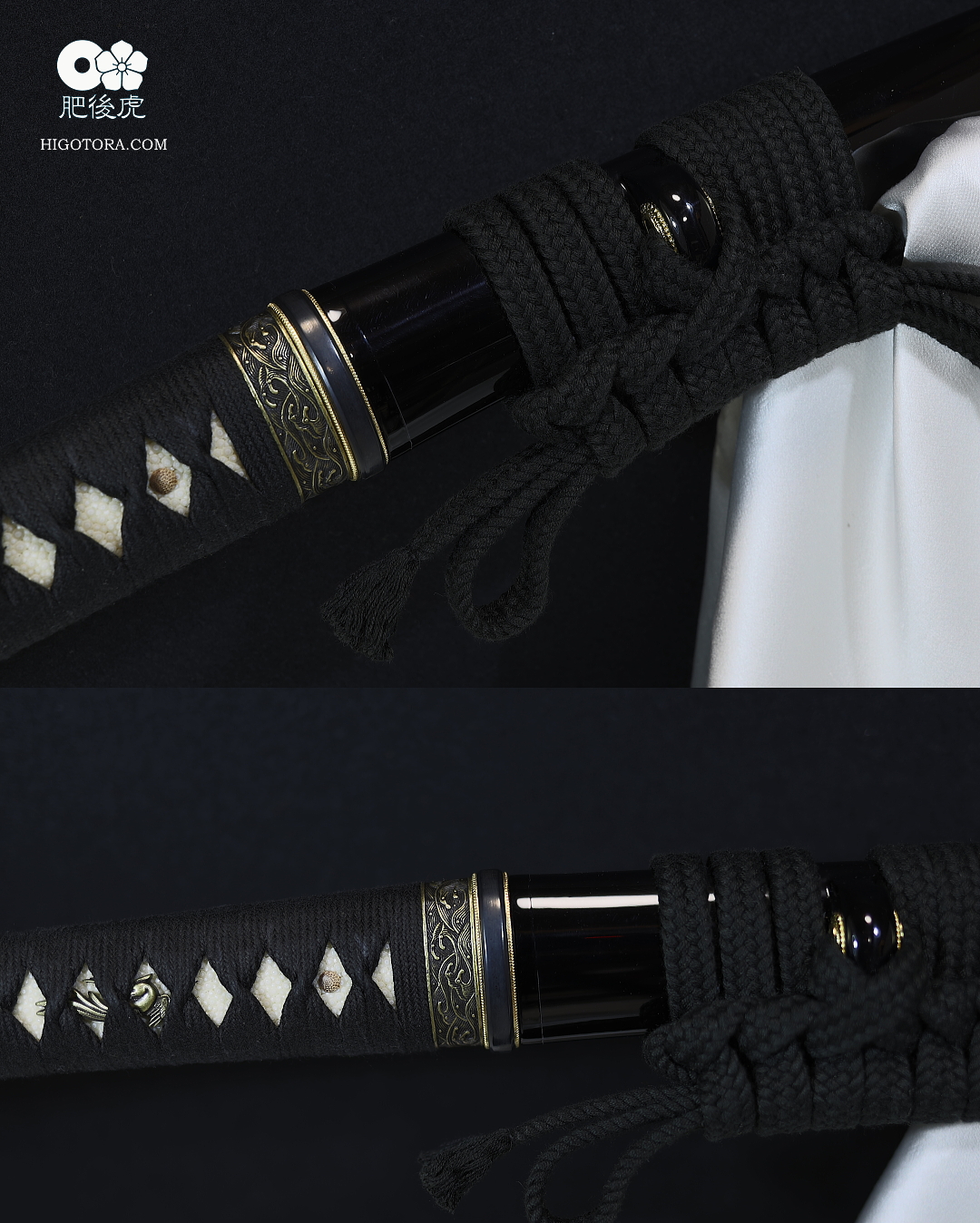 模擬刀合口拵風｜製作事例｜肥後虎-HIGOTORA