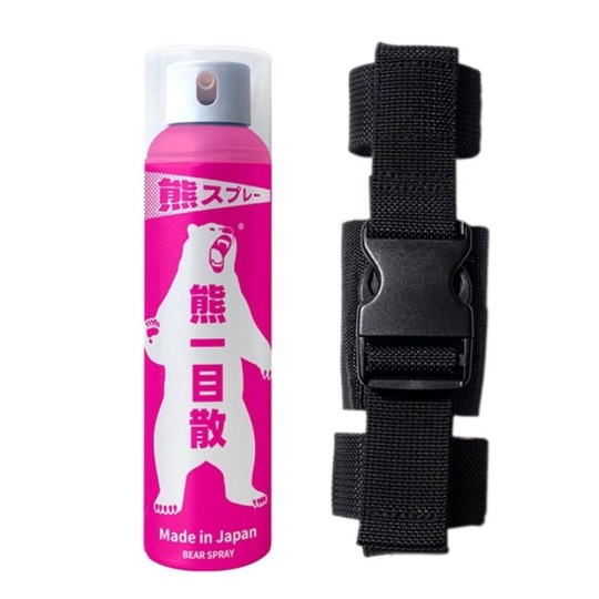 ティムコ 熊スプレー 熊一目散 ホルダー付き 平山釣具店｜川釣り・渓流