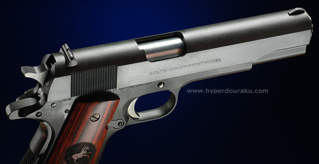 コルト ガバメント シリーズ70 カーボンブラック WA ガスガン エアガン