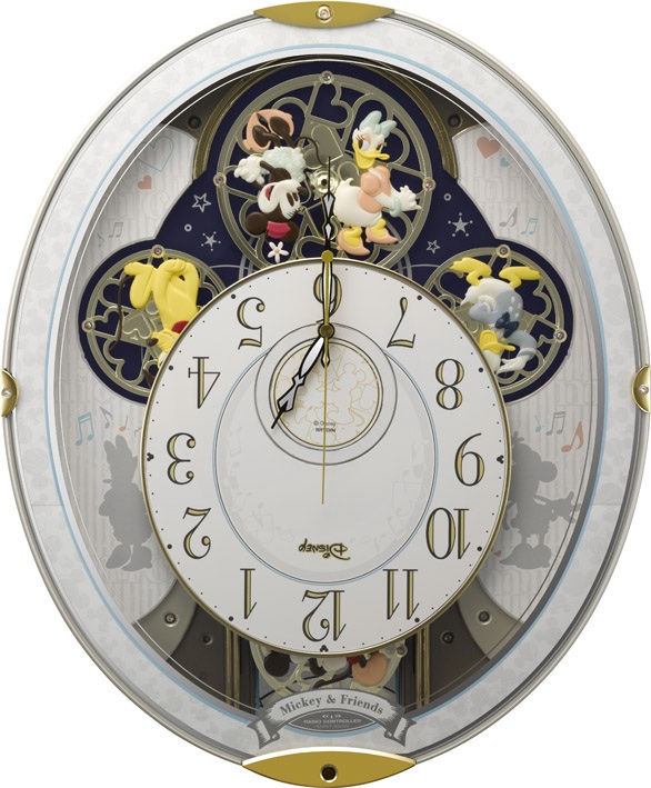 ミッキーマウスの楽しいクロックです！からくり時計 ミッキー