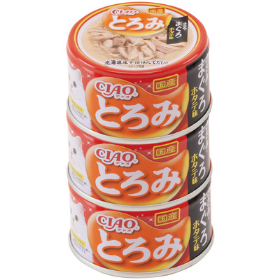 CIAO とろみ ささみ・まぐろ ホタテ味 3缶 | 商品情報