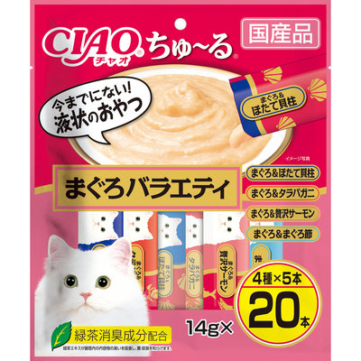 CIAO ちゅ～る まぐろバラエティ 20本入り | 商品情報