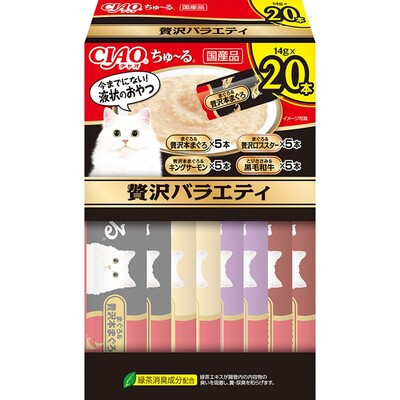 CIAO ちゅ～る 贅沢バラエティ 40本入り(BOX) | 商品情報