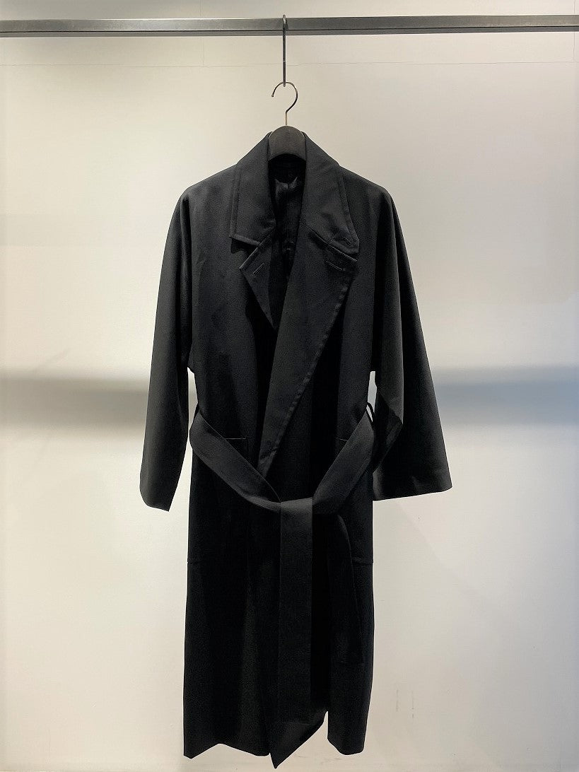 RAINMAKER / WRAP COAT / BLACK – Inefficient
