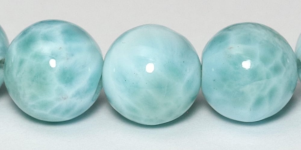 特別価格/3A]ラリマーブレスレット（約9.5mm玉） - 埼玉県吉川市の