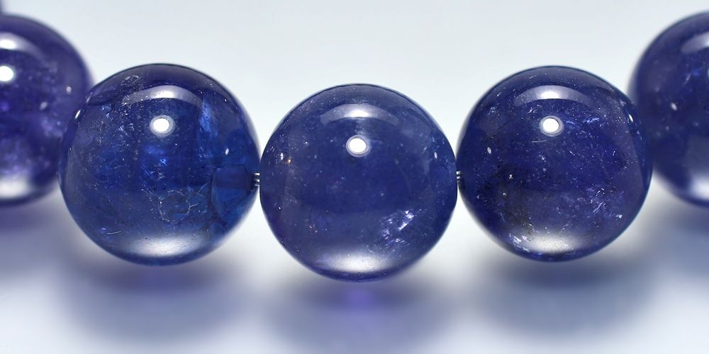 高品質++]タンザナイトブレスレット（約11.5mm玉） - 埼玉県吉川市の