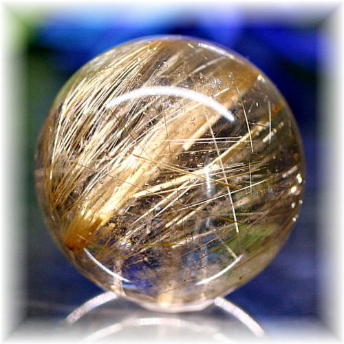 ゴールドルチルクォーツ丸玉/スフィア - 埼玉県吉川市の天然石専門店