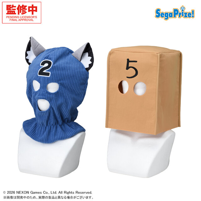 ブルアカ』より、シロコたちが扮する「覆面水着団」マスクがプライズ化