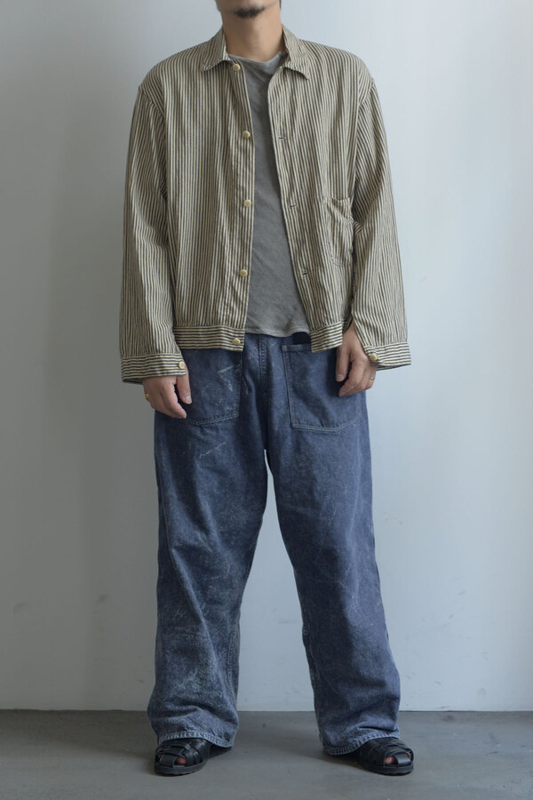 COMOLI / ストライプ ブルゾン (sold) | INSIDE MY GLASS DOORS