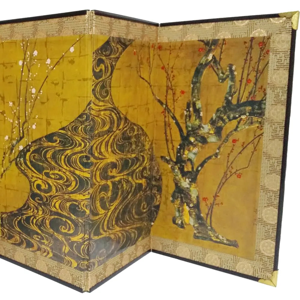 尾形光琳 紅白梅図 ミニ屏風 – 江戸扇子とうちわの老舗通販_伊場仙