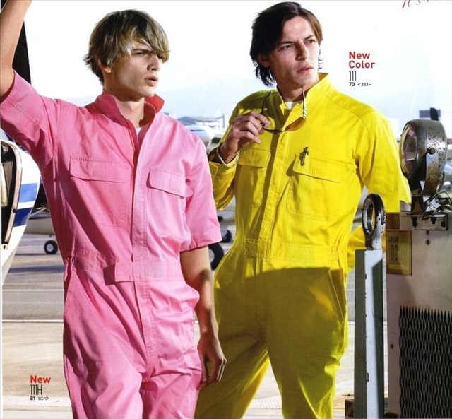 長袖ジャンプスーツ【ツナギ・綿100％・作業服】(SS～6L)