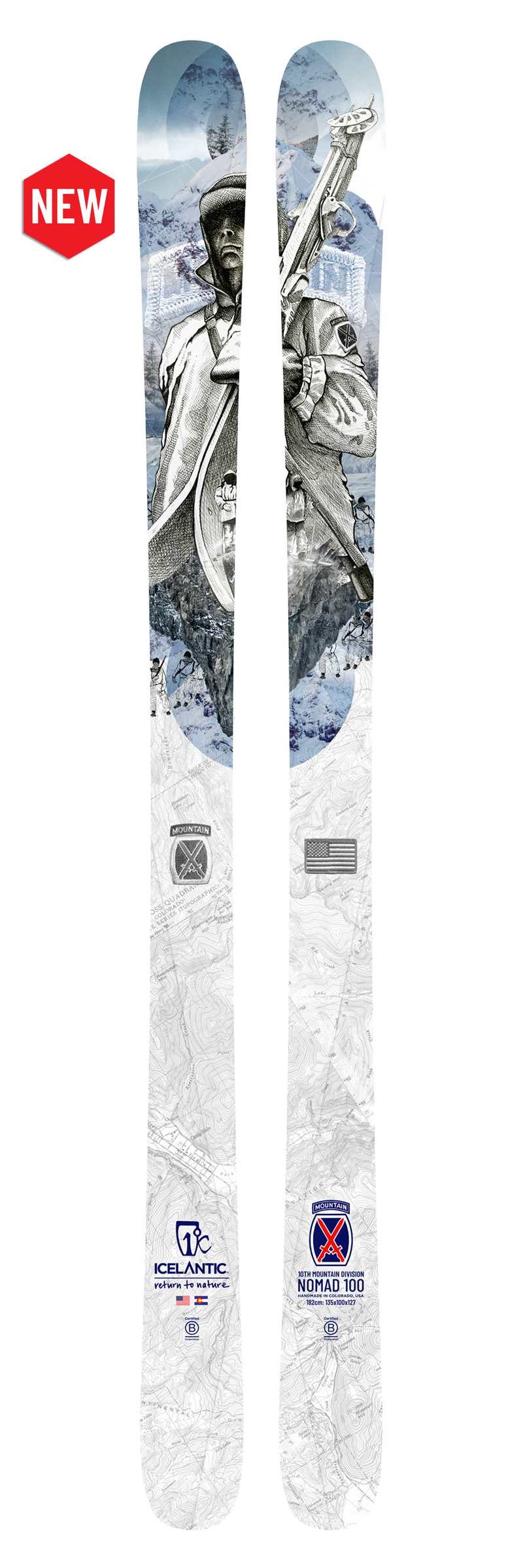 10th Mountain Division Nomad 100 — Icelantic Skis