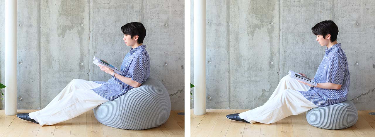 在庫限り】 PUUF Navy｜1人掛け｜IDEE SHOP Online