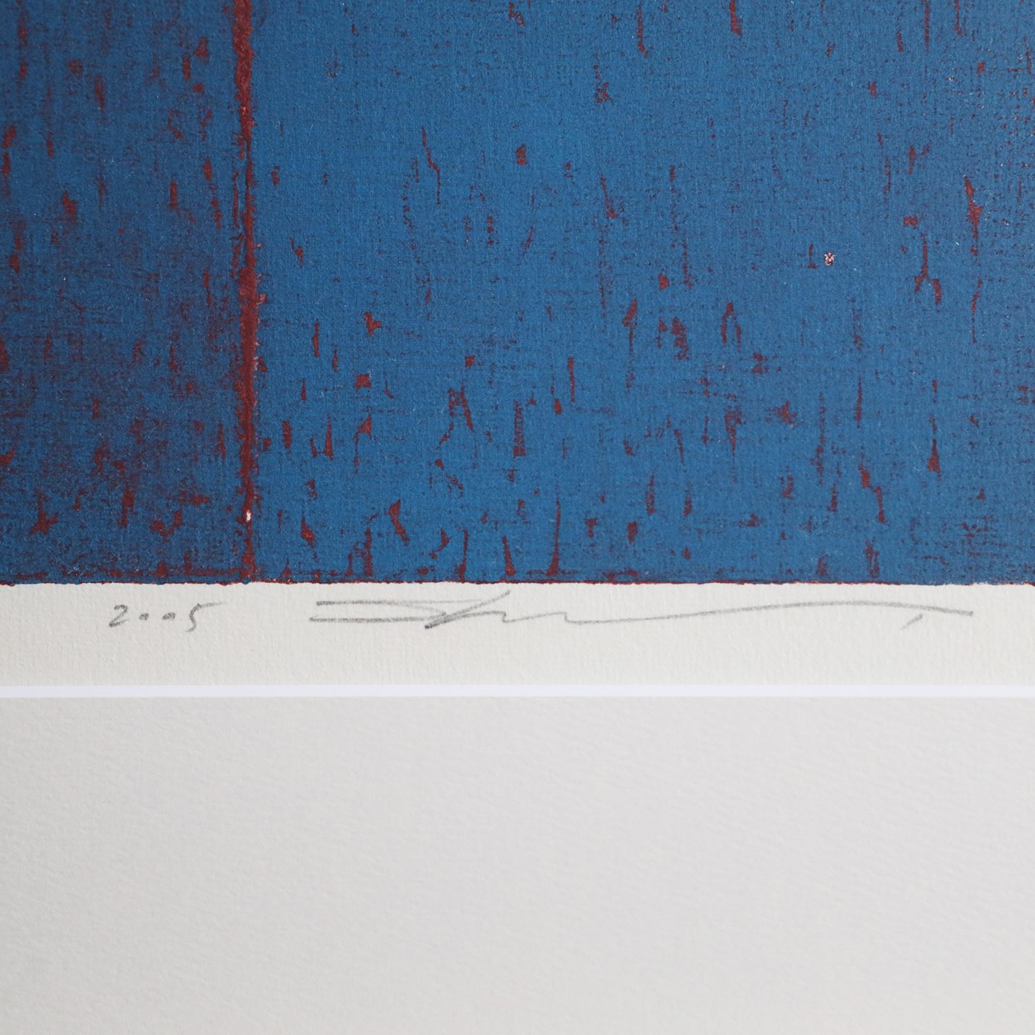 エディション】 黒木周 「Four Points エンジ」｜版画・シルク