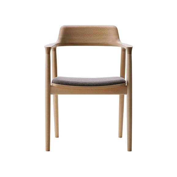 受注生産品】マルニ木工 HIROSHIMA ARM CHAIR Beech Gray M02