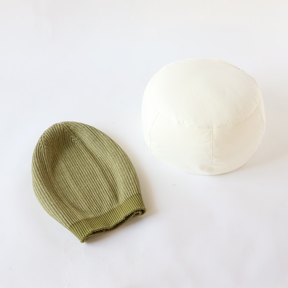 MINI PUUF MELANGE Sage green｜1人掛け｜IDEE SHOP Online