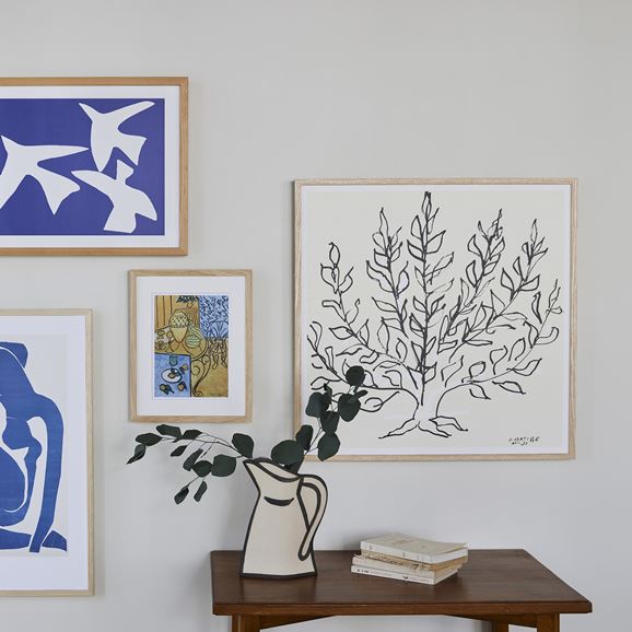 定番品】アンリ・マティス 「低木」ナチュラルフレーム｜ポスター