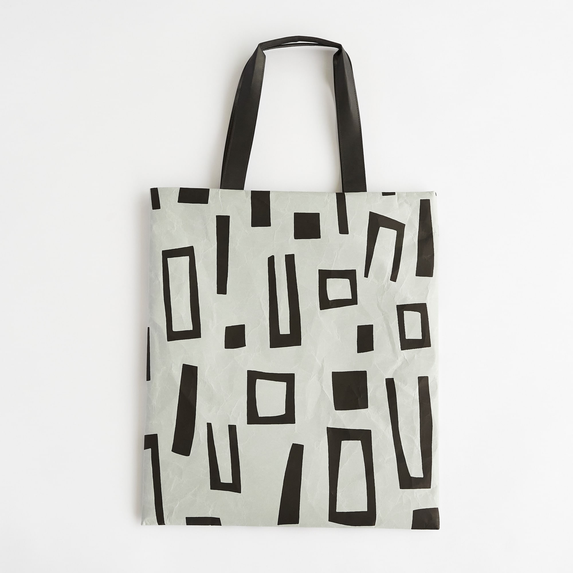 ☆柚木沙弥郎デザイン SIWA FLATバッグ L ブロック｜ファッション小物