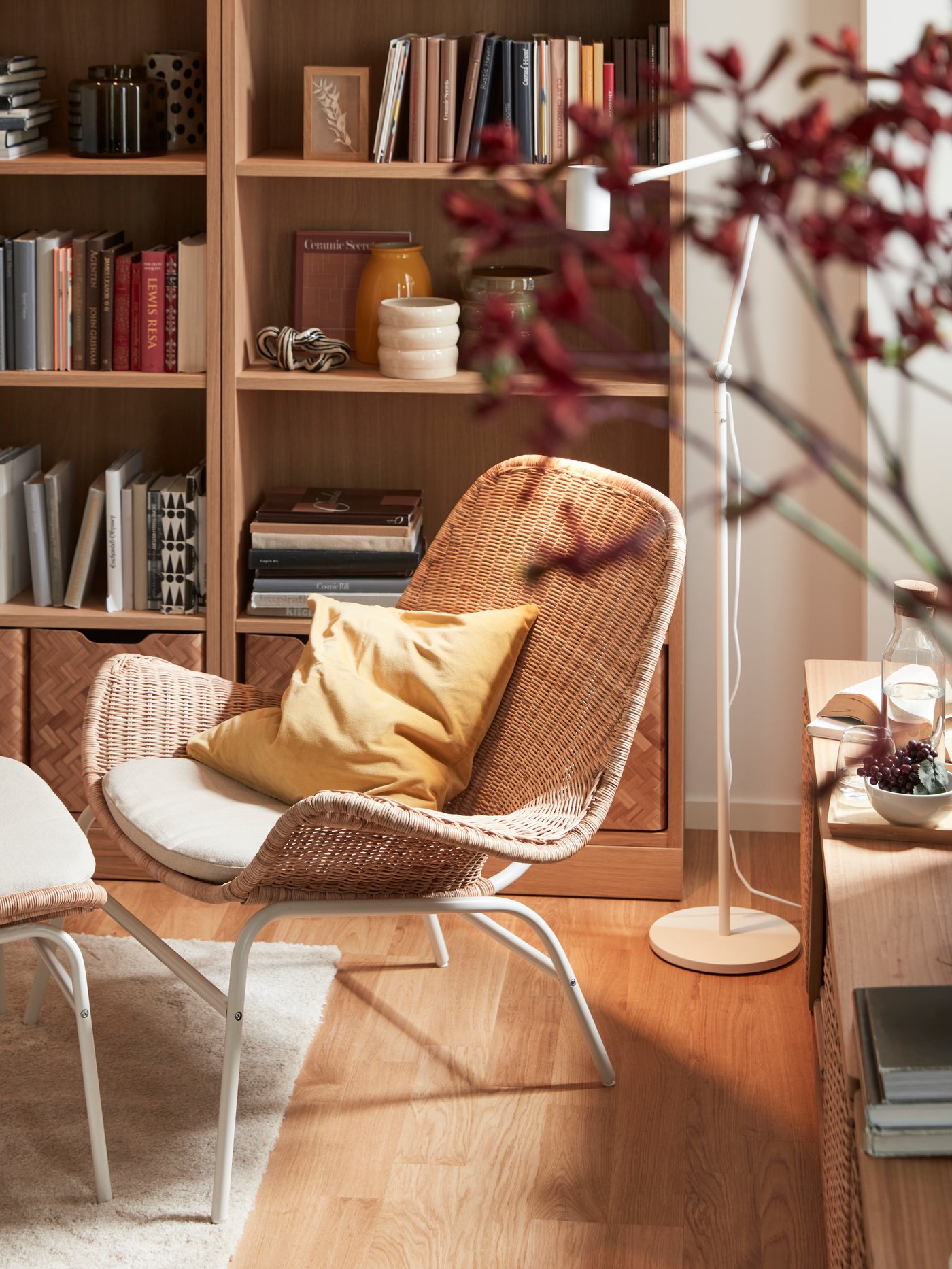 籐と調和が特徴のモダンなリビングルーム｜IKEA【公式】 - IKEA