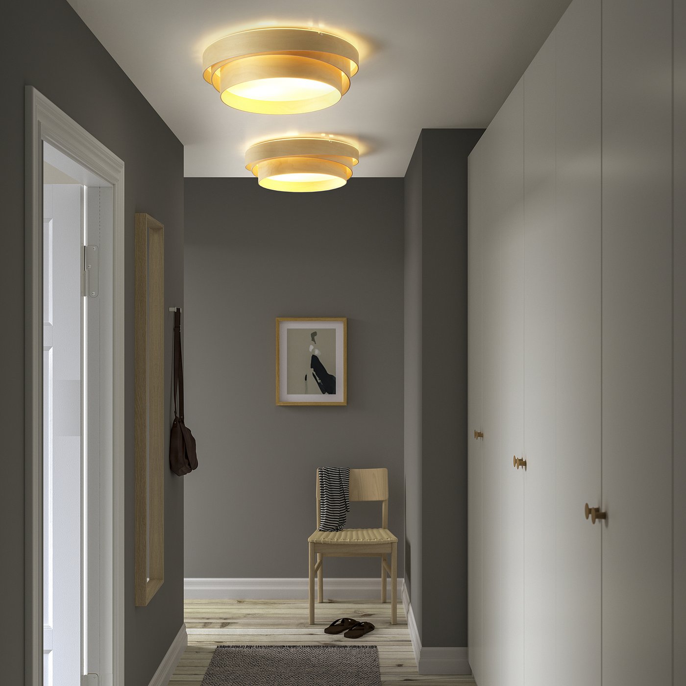 NÖSUND ノースンド シーリングランプ, バーチ, 44 cm - IKEA