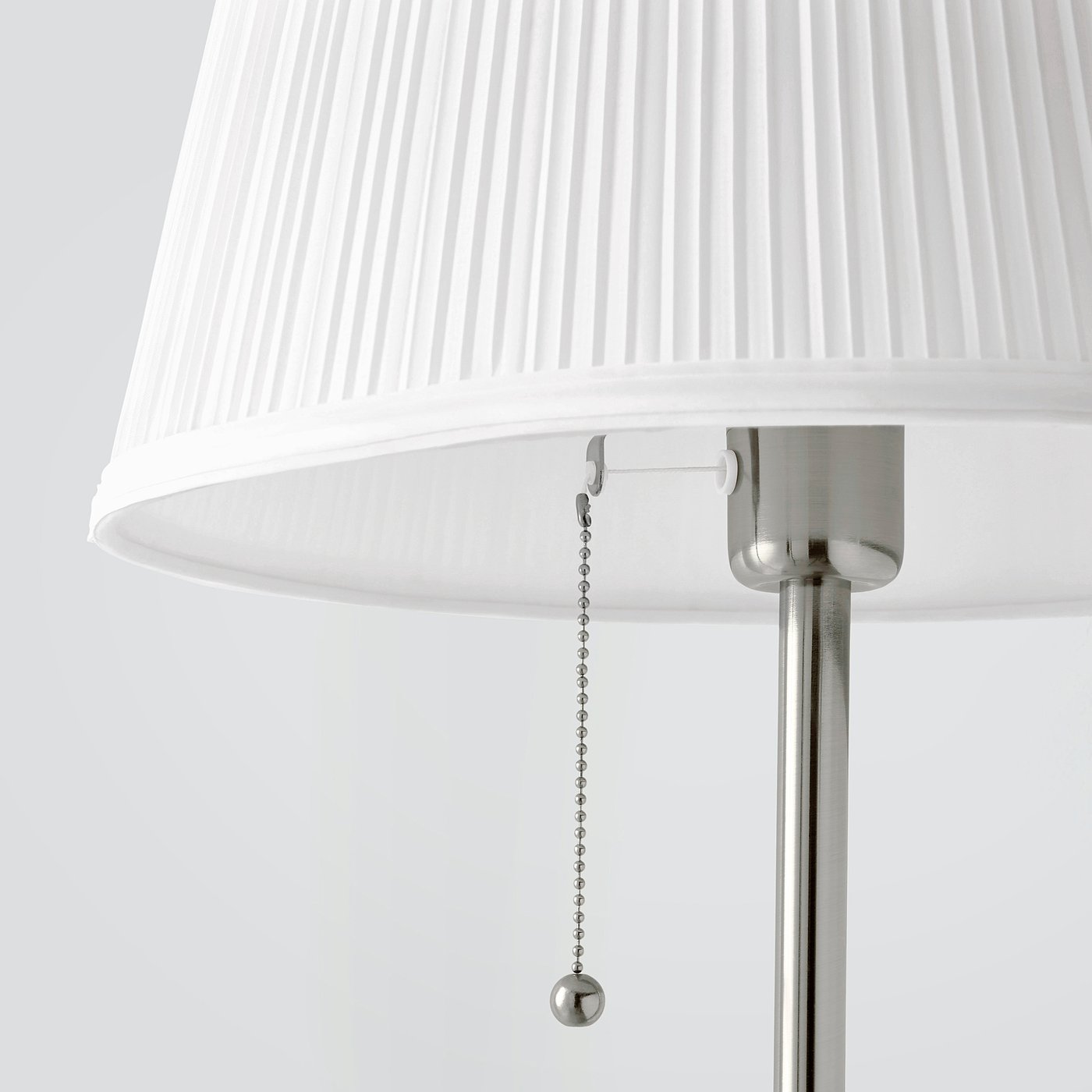 ÅRSTID オースティード フロアランプ, ニッケルメッキ, ホワイト - IKEA