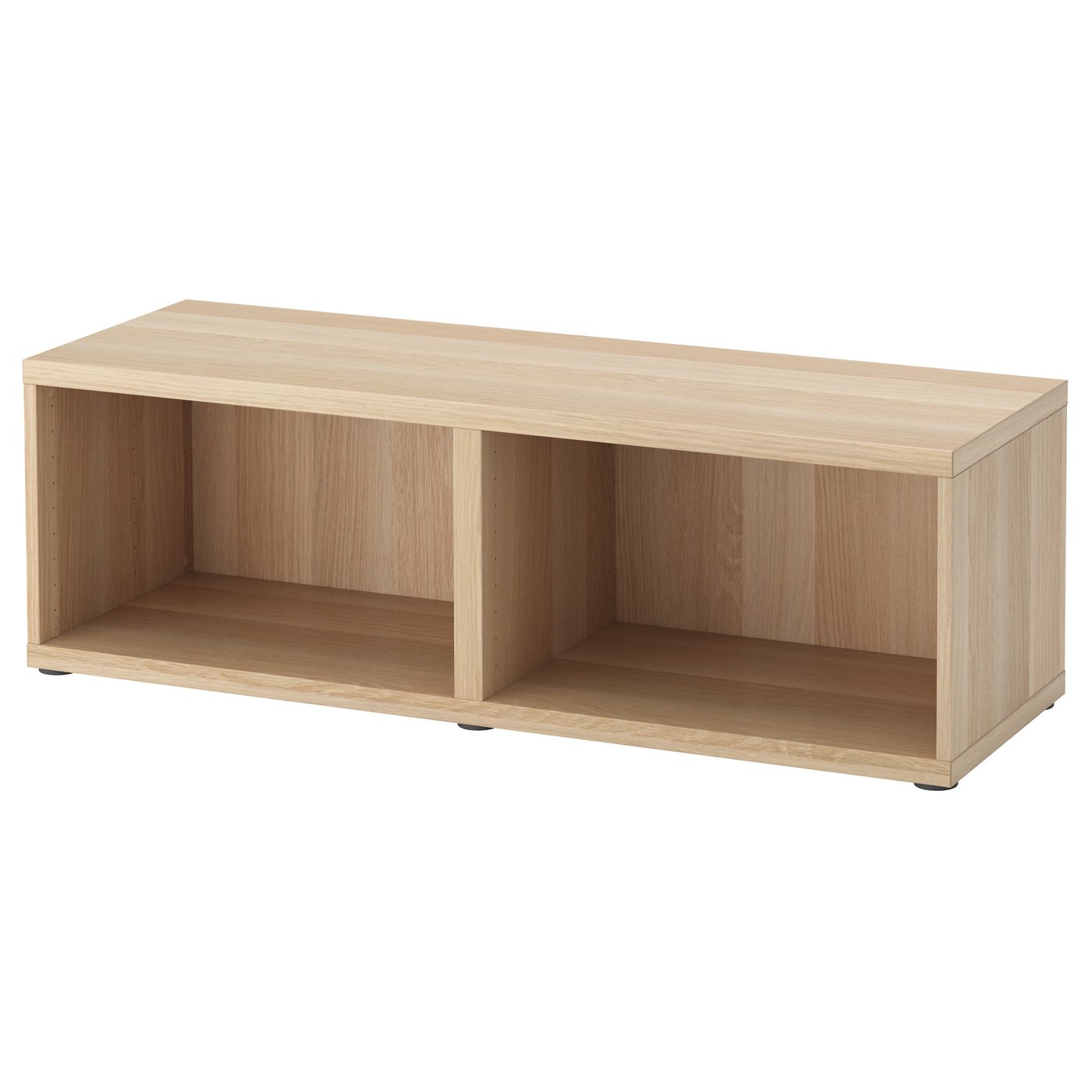 BESTÅ ベストー フレーム, ホワイトステインオーク調, 120x40x38 cm - IKEA