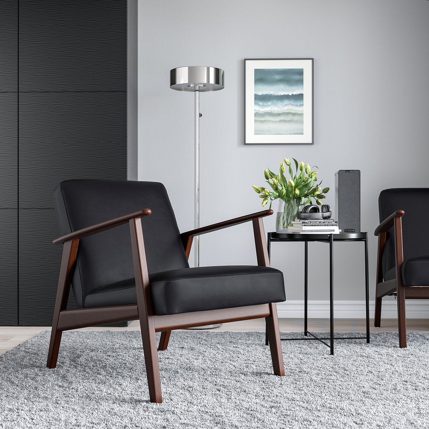 EKENÄSET エーケネーセット パーソナルチェア, ヨンスビン ブラック - IKEA