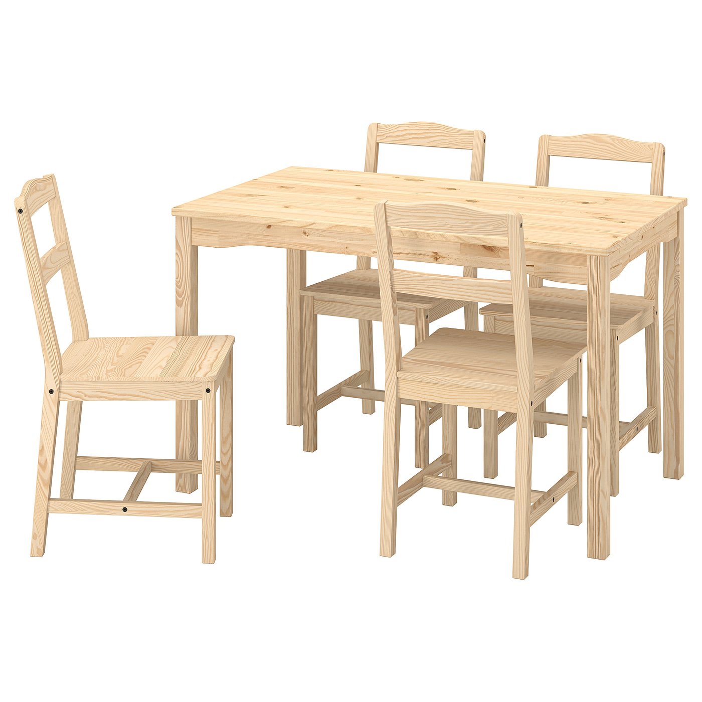HÄGERNÄS ヘーゲルネス テーブル＆チェア4脚, パイン材 - IKEA