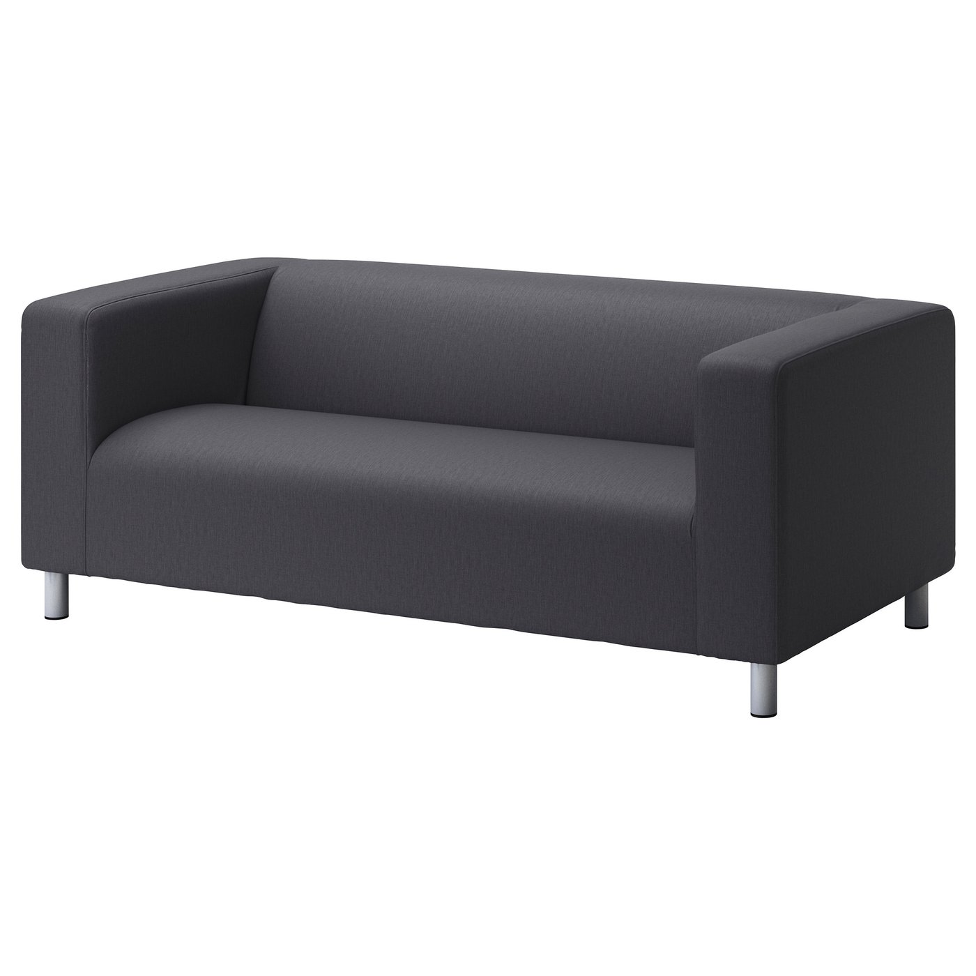 KLIPPAN クリッパン カバー 2人掛けソファ用, ヴィースレ グレー - IKEA