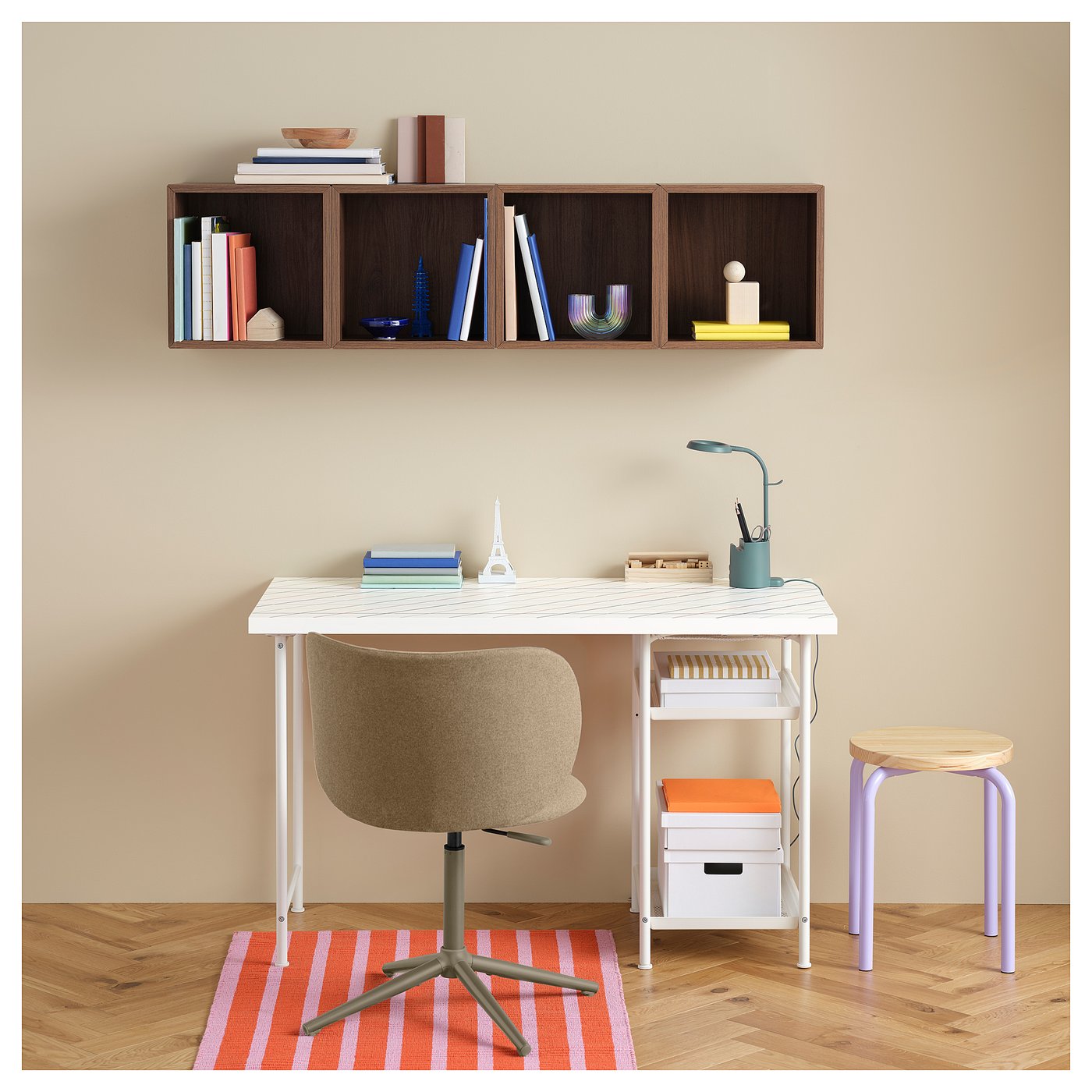 KRYLBO クリルボー 回転チェア, トネルード ダークベージュ - IKEA