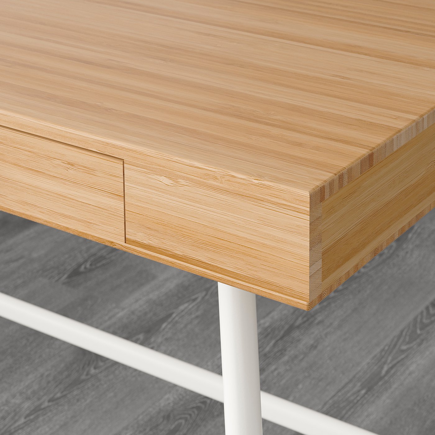LILLÅSEN リルオーセン デスク, 竹, 102x49 cm - IKEA