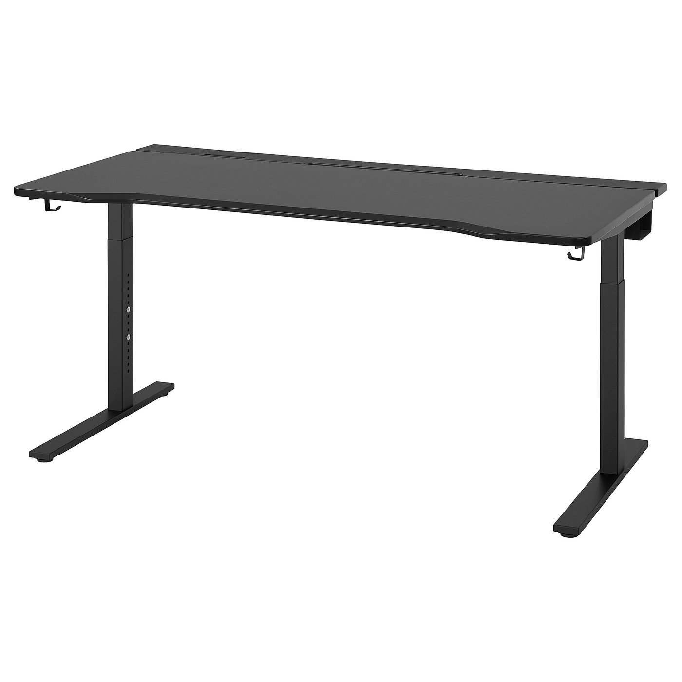 UTMANING ウートマニング ゲーミングデスク, ブラック, 160x80 cm - IKEA