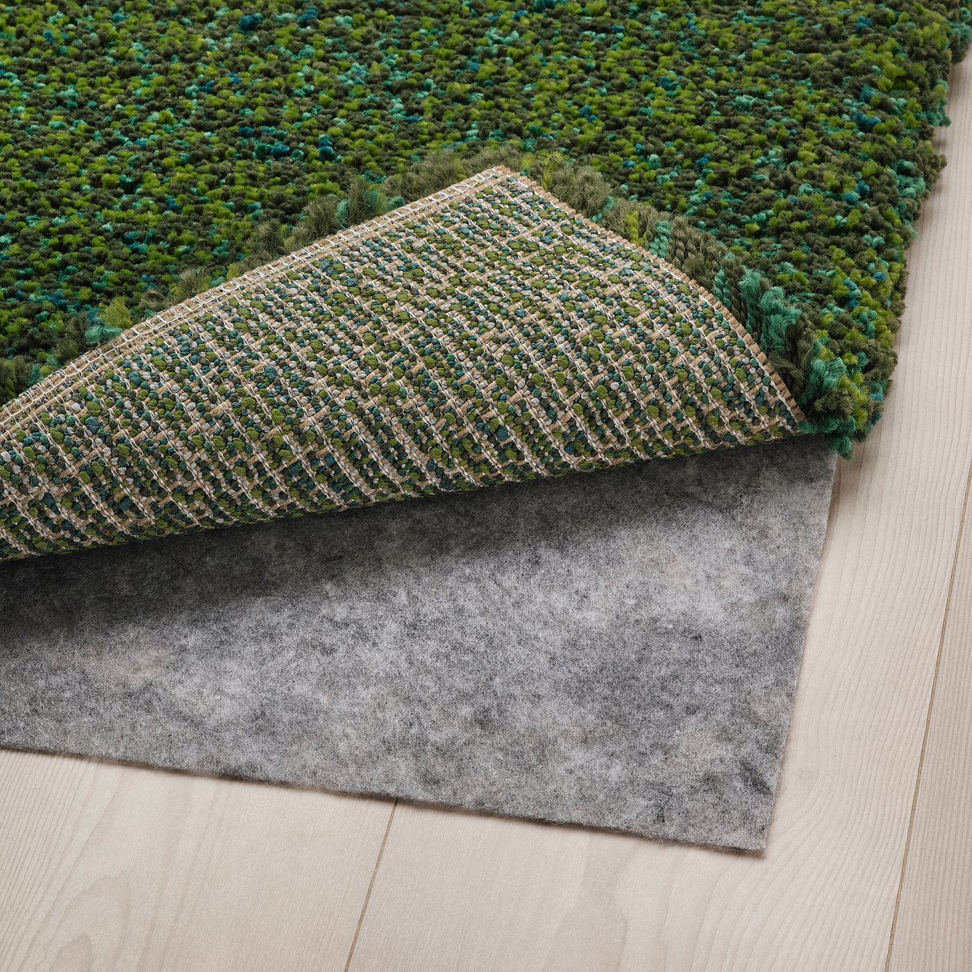 VINDUM ヴィンドゥム ラグ パイル長, グリーン, 170x230 cm - IKEA