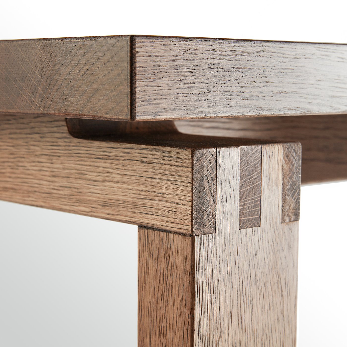 MÖRBYLÅNGA Table, oak veneer brown stained, Length: 86 5/8