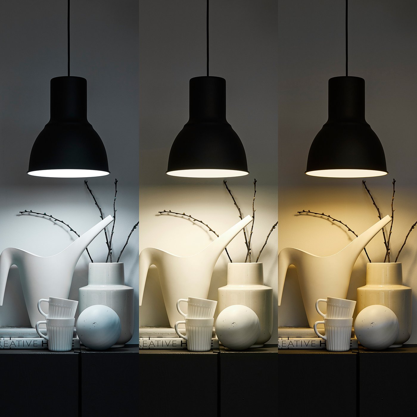 TRÅDFRI starter kit, smart/wireless dimmable white spectrum, E26