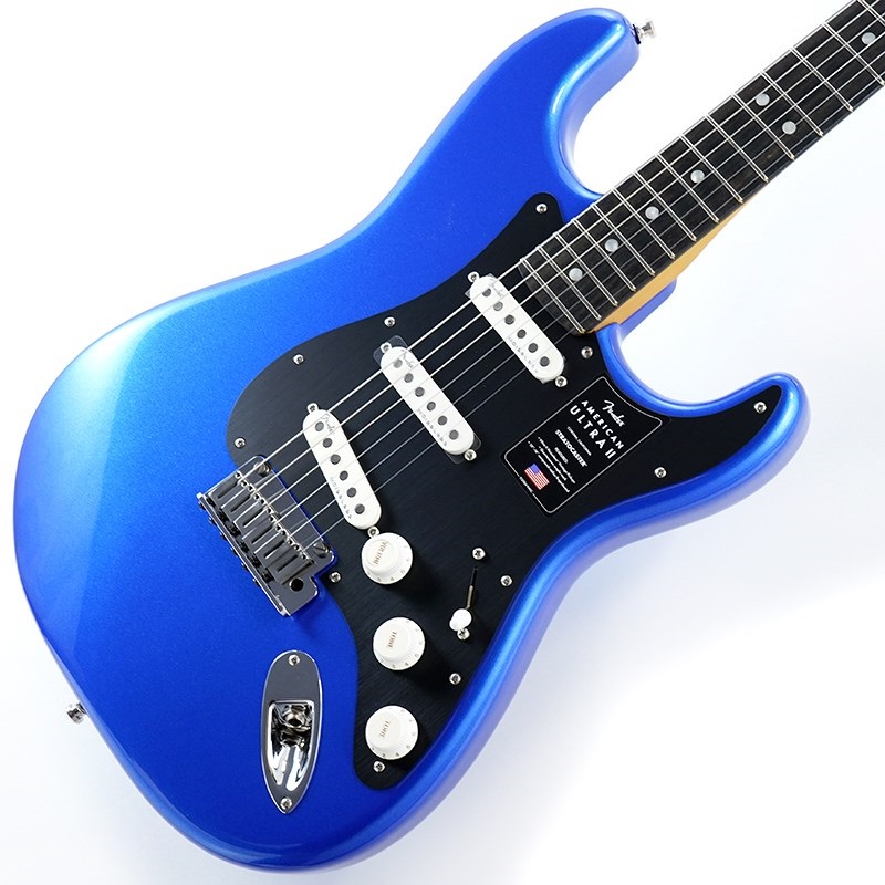 Fender USA American Ultra II Stratocaster (Noble Blue/Ebony