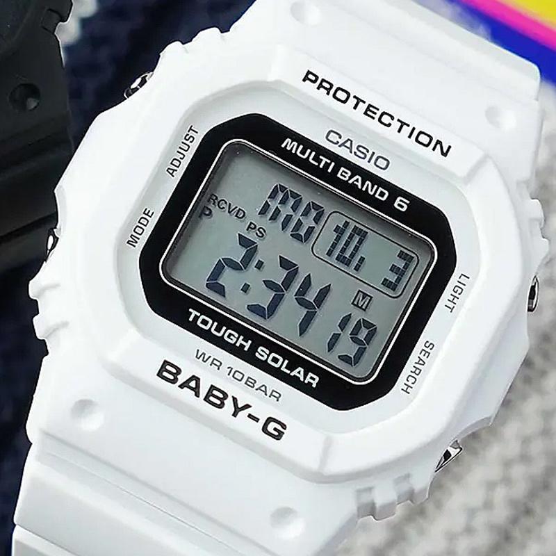 Casio Women's BABY-G Square Design Radio Solar Model BGD-5650-7JF