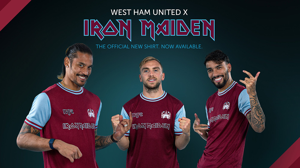 West Ham X Iron Maiden Launch 50th Anniversary Shirt - Iron Maiden