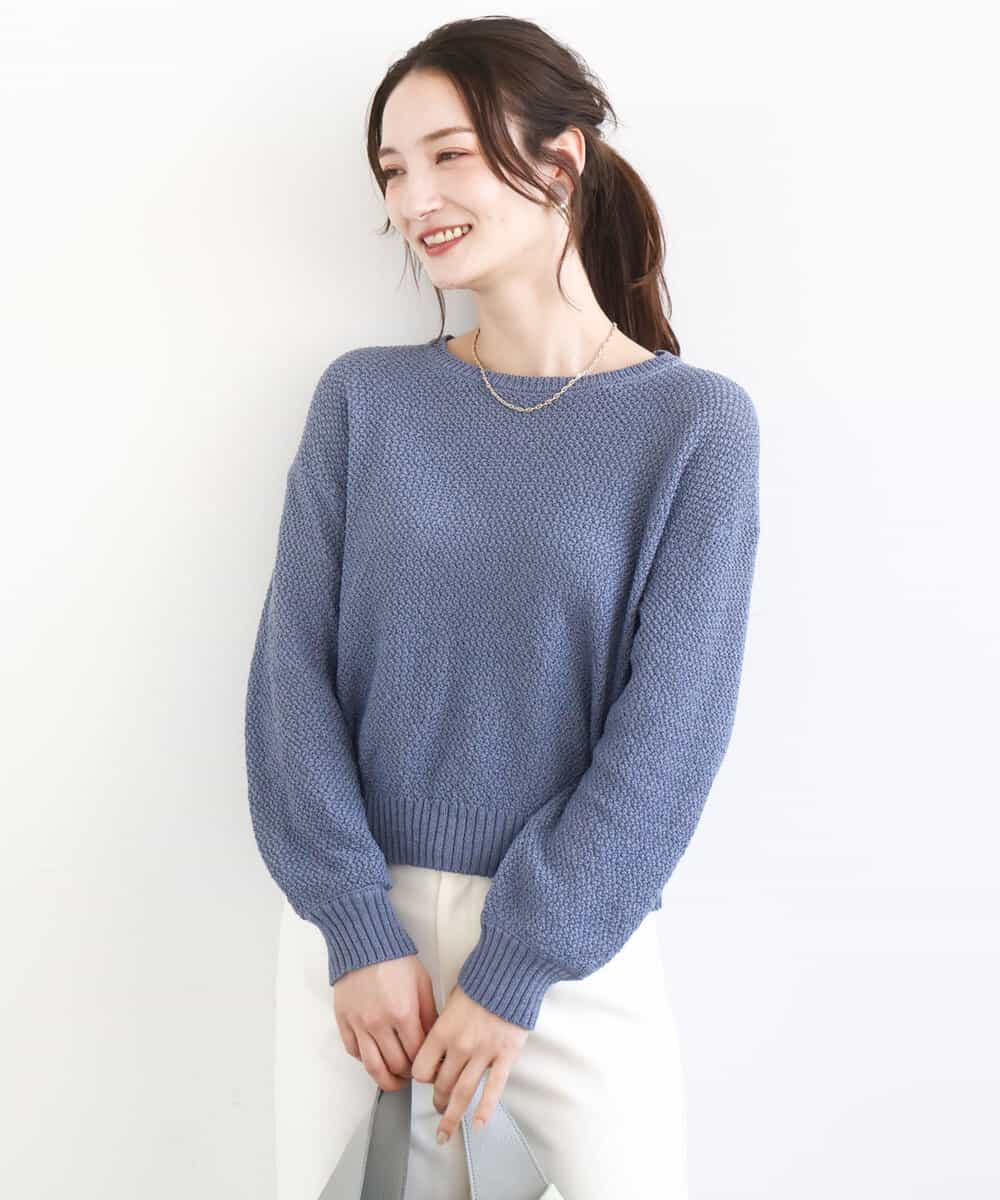 鹿の子編みニット/洗える(ニット・セーター) | MK MICHEL KLEIN(MK