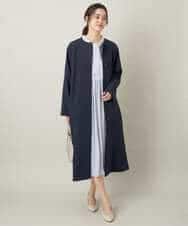 2WAY】ノーカラーロングコート(ノーカラーコート) | a.v.v(アー・ヴェ