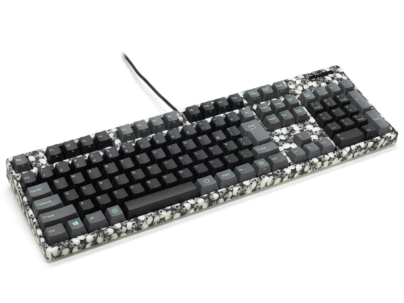 FILCO」のメカニカルキーボード スカル柄、銀軸スイッチ採用の2モデル